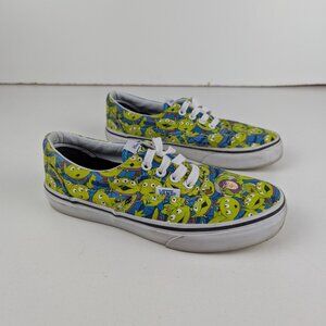 VANS Disney Pixar Toy Story Alien Shoes Kids Size 3 Glow in the Dark Sneakers.